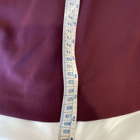 CONNECTED APPAREL Womens Burgundy Flora Cape Below The Knee Shift Dress Plus 20W - Picture 11 of 13